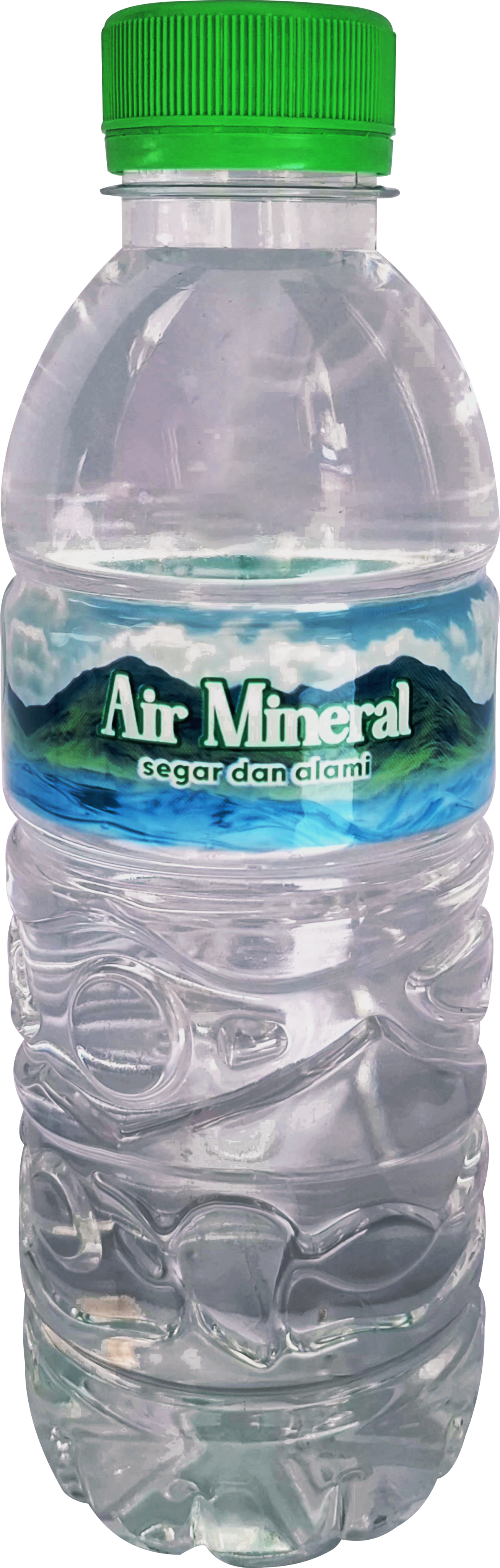 Air Mineral HST 330ml tampak belakang